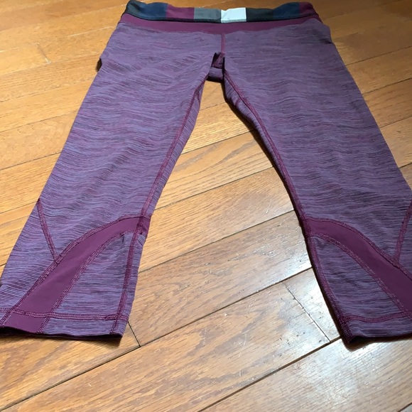 Lululemon Run inspire athletic crops size 6 - Picture 2 of 11